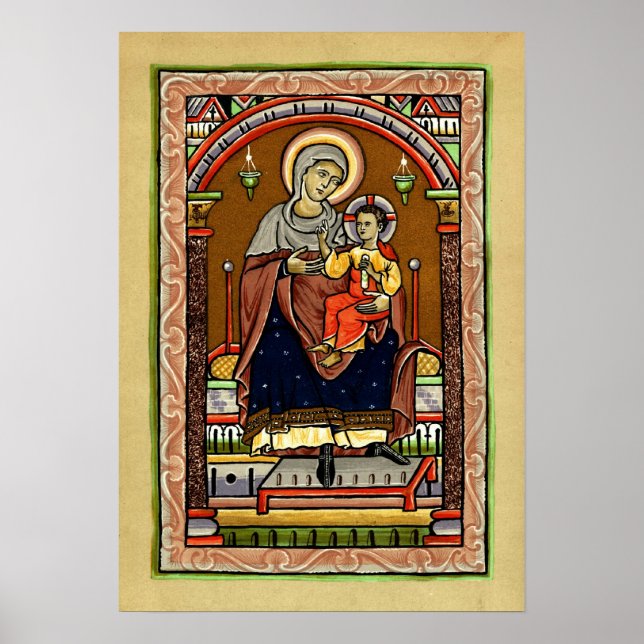 Mary und Jesus Poster (Vorne)