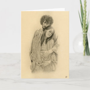 Mary und joseph Card Feiertagskarte