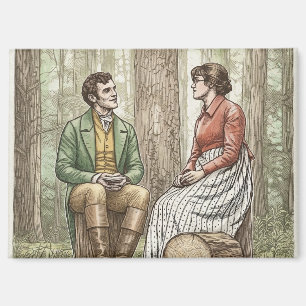 Mary und Tom in "The Other Bennet Sister" Magnet
