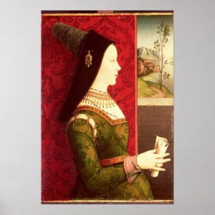 Mary von Burgunder-Tochter von Charles das mutige Poster