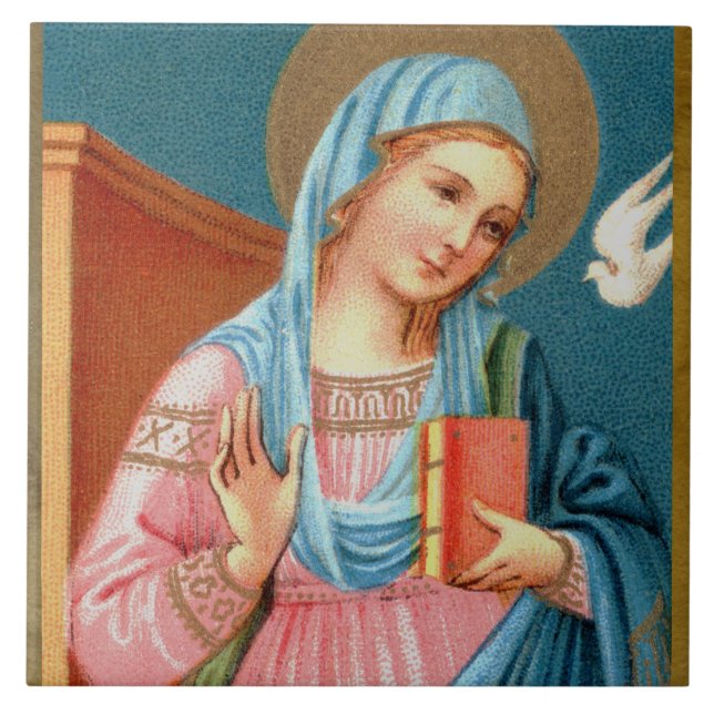 Mary, von F. Lippis Ankündigung (Detail; M 038) Fliese (Vorderseite)