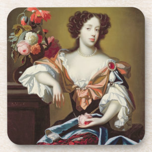 Mary von Modena (1658-1718), c.1680 (Öl auf Untersetzer