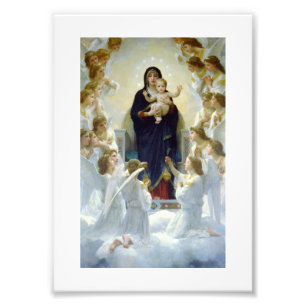 Mary with Angels - Regina Angelorum Fotodruck