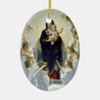 Mary with Angels - Regina Angelorum Keramikornament