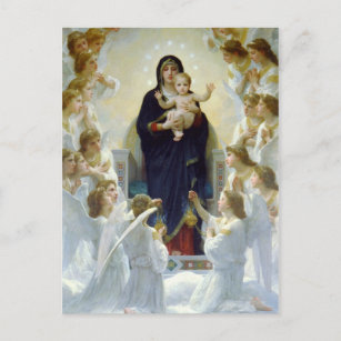 Mary with Angels - Regina Angelorum Postkarte