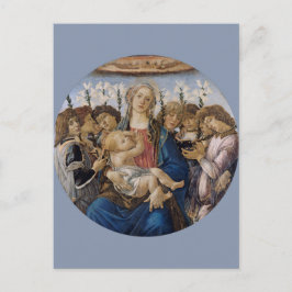 Mary with Child and Singing Angeli by Botticelli Postkarte