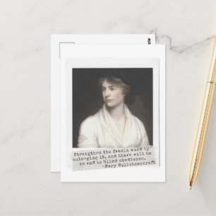 Mary Wollstonecraft Zitat - Große Frauen in der Ge Postkarte