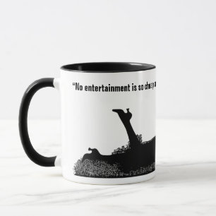 Mary Wortley Montagu Zitat zum Lesen Tasse