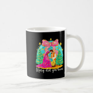 Mary wusstest du Christliche Weihnachtskrippe Weih Kaffeetasse