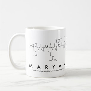 Maryam Peptid-Namen-Tasse Kaffeetasse