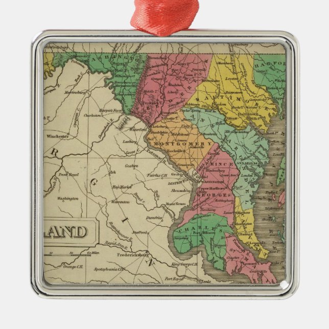 Maryland 5 ornament aus metall (Vorne)