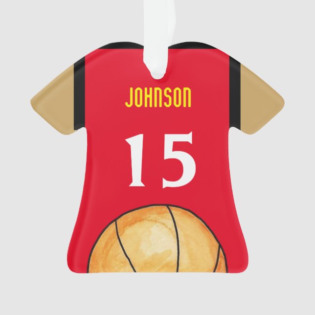 Maryland Basketball Jersey Ornament (Vorderseite)