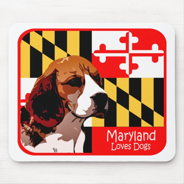 Maryland-Beagle Mousepad (Vorne)