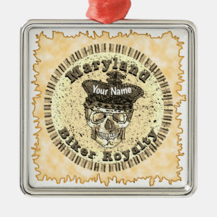 Maryland Biker  Ornament Aus Metall