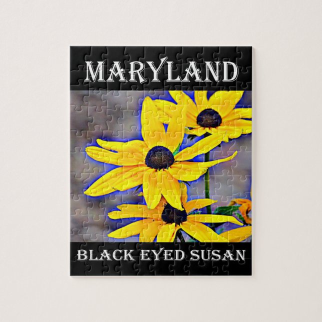 Maryland Black Mit Augen Susan Puzzle (Vertikal)