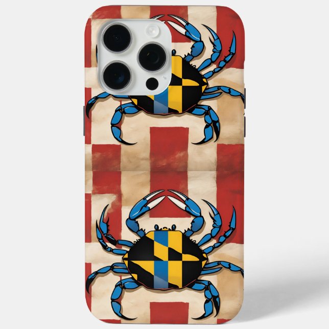 Maryland Blue Crab Case-Mate iPhone Hülle (Rückseite)