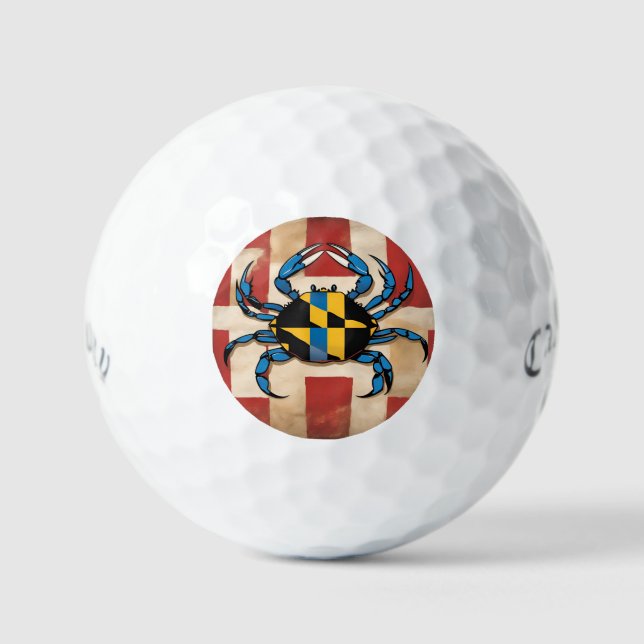 Maryland Blue Crab Golfball (Vorderseite)