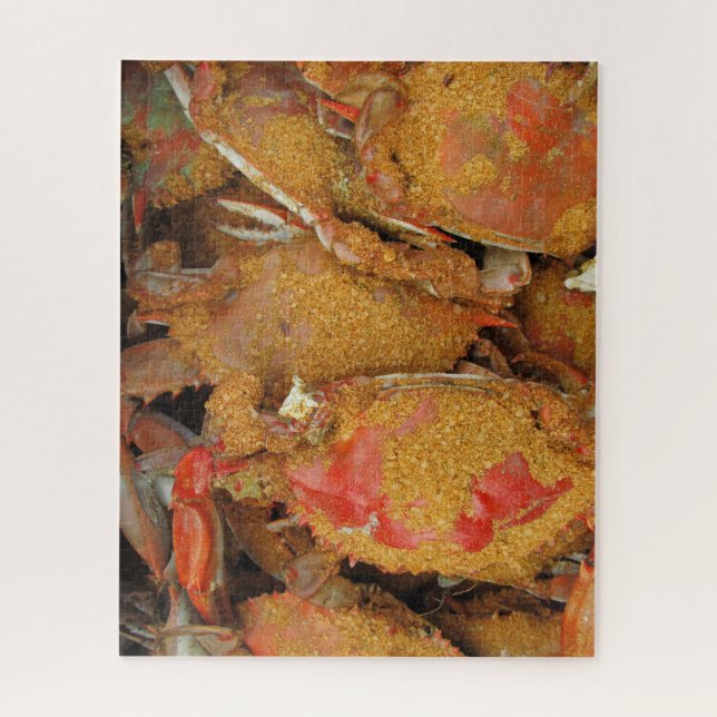 Maryland Blue Crabs Steamed Spiced Puzzle (Vertikal)