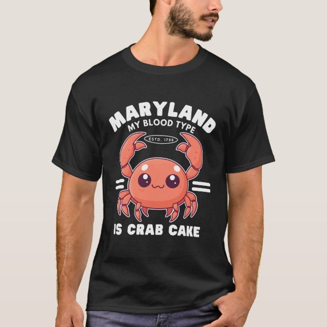 Maryland-Blutgruppe T-Shirt (Vorderseite)