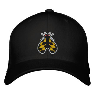 Maryland Brood X Cicada Black Hat  Bestickte Baseballkappe