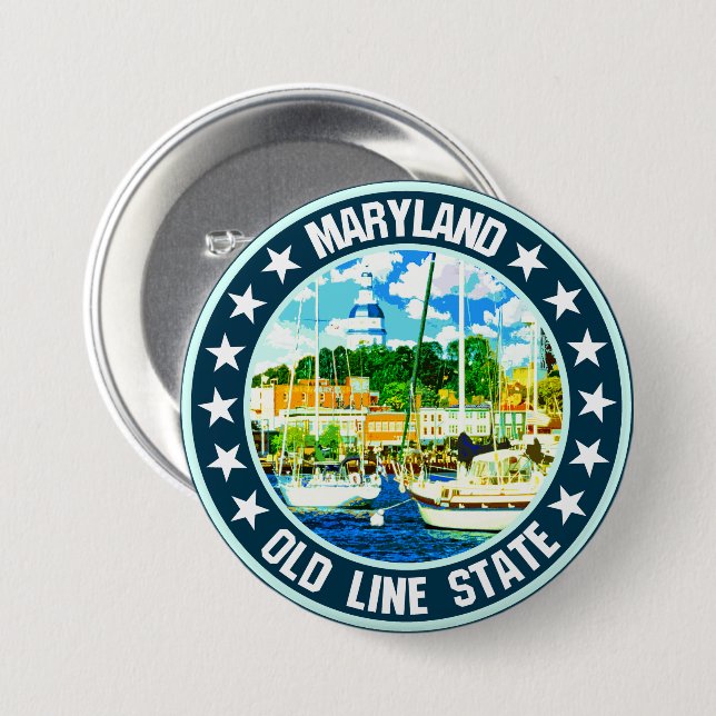 Maryland Button (Vorne & Hinten)