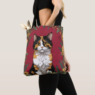 Maryland Calico-Katze und Black Eyed Susan Blumen