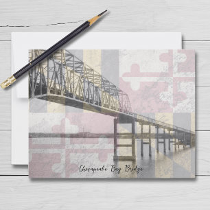 Maryland Chesapeake Bay Bridge Postcard Dankeskarte