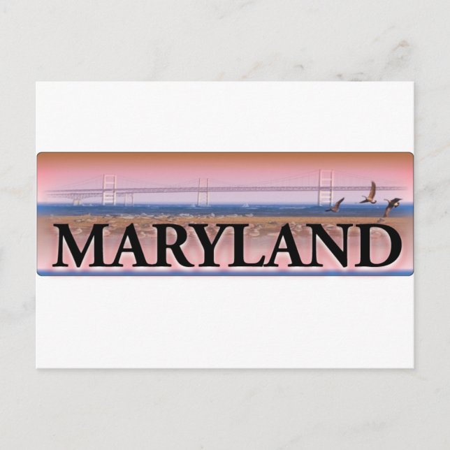 Maryland Chesapeake Bay Scene Postkarte (Vorderseite)