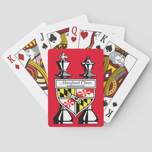 MARYLAND CHESS SPIELKARTEN (Rückseite)