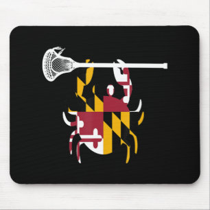 Maryland Crab Lacrosse Boys Stick LAX Sister Broth Mousepad