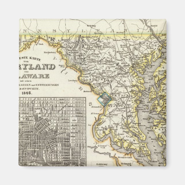 Maryland, Delaware Magnet (Vorne)