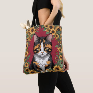 Maryland Dreifarbenkatze und Schwarzaugen-Susanne-