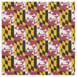 Maryland Flag & America Staat Fabric/USA mode Stoff