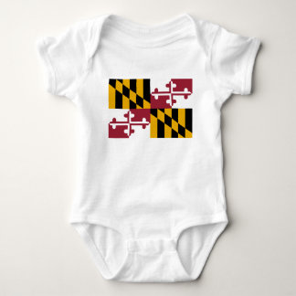 Maryland Flag Baby Strampler