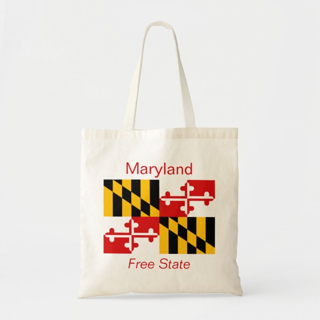 Maryland Flag Bag Tragetasche (Vorne)