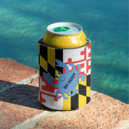 Maryland Flag Blue Crab Personalisiert Dosenkühler