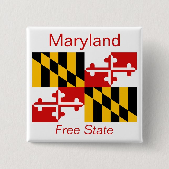 Maryland Flag Button (Vorderseite)