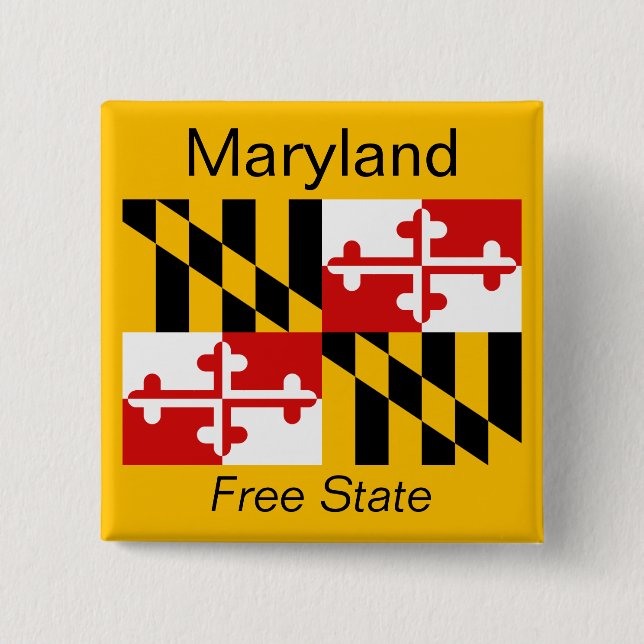 Maryland Flag Button (Vorderseite)