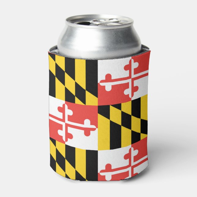 Maryland Flag Can Cooler Dosenkühler (Kanne Vorderseite)