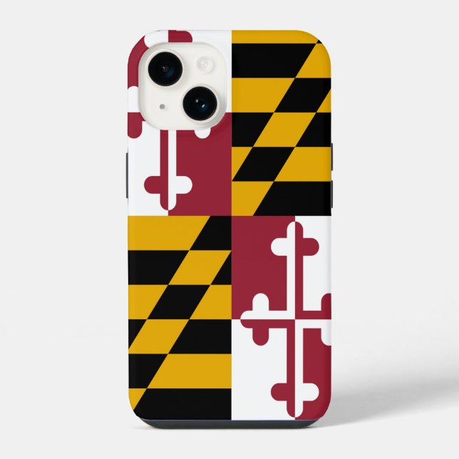 Maryland Flag Case-Mate iPhone 14 Fall Hülle (Rückseite)