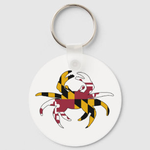 Maryland Flag Crab Schlüsselanhänger