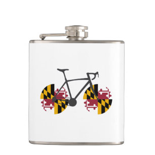 Maryland Flag Cycling Flachmann