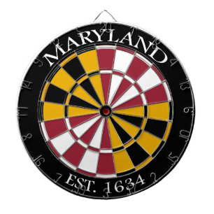 Maryland Flag Dartboard Dartscheibe