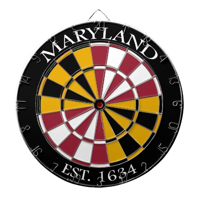 Maryland Flag Dartboard Dartscheibe (vorne)