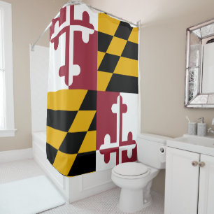 Maryland Flag Duschvorhang