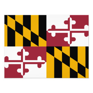 Maryland Flag Fotodruck