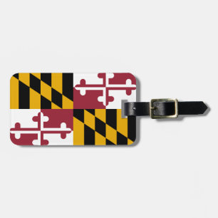 Maryland Flag - Gepäckmarke Gepäckanhänger