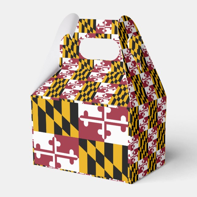 Maryland Flag Geschenkschachtel (Rückseite)