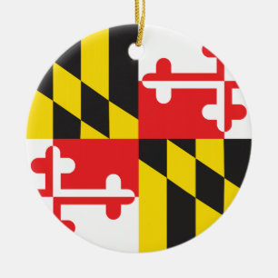 MARYLAND FLAG KERAMIK ORNAMENT