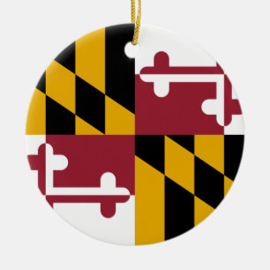 Maryland Flag Keramikornament